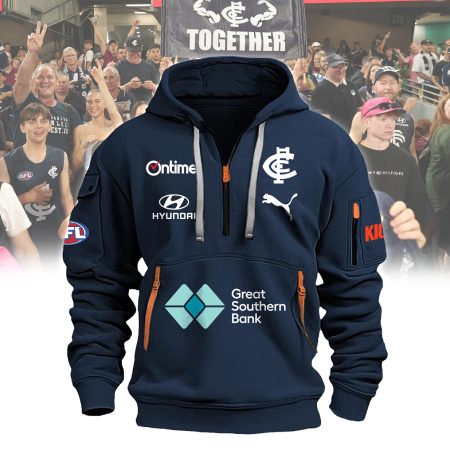 Carlton Blues AFL New Zip Hoodie 