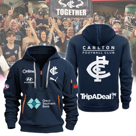 Carlton Blues AFL New Zip Hoodie 