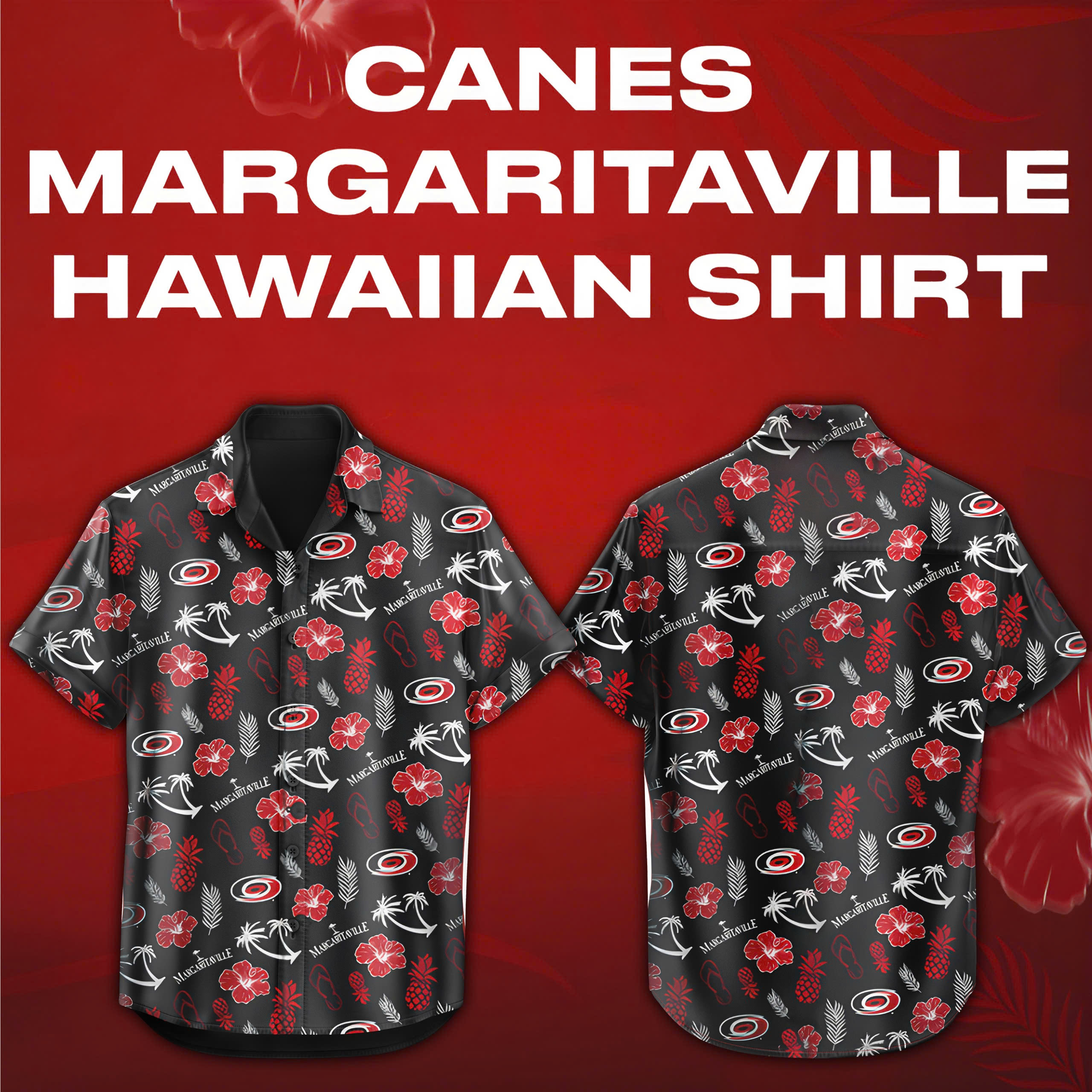 Carolina Hurricanes x Margaritaville Night Premium Hawaii Shirt 