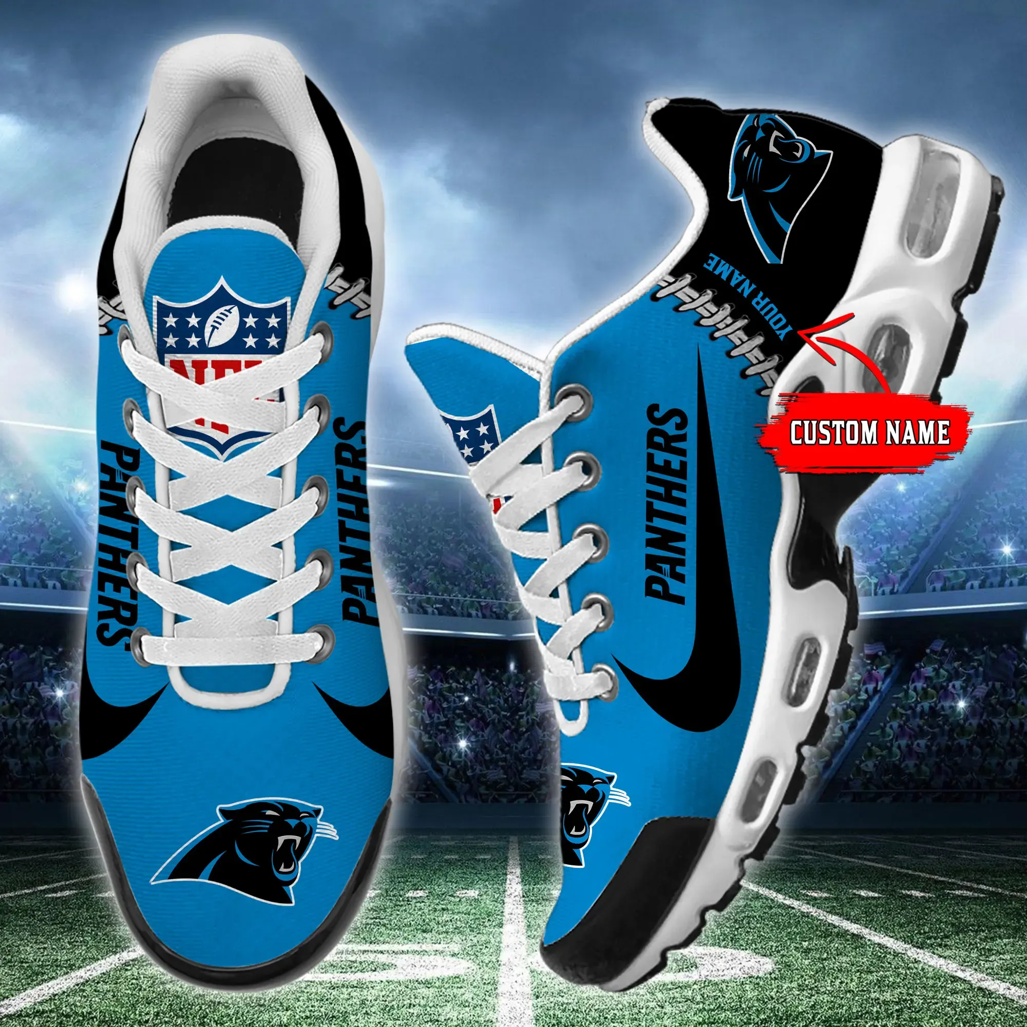 Carolina Panthers New Air Max Plus TN Shoes Air Cushion Sneaker 245AY-2961