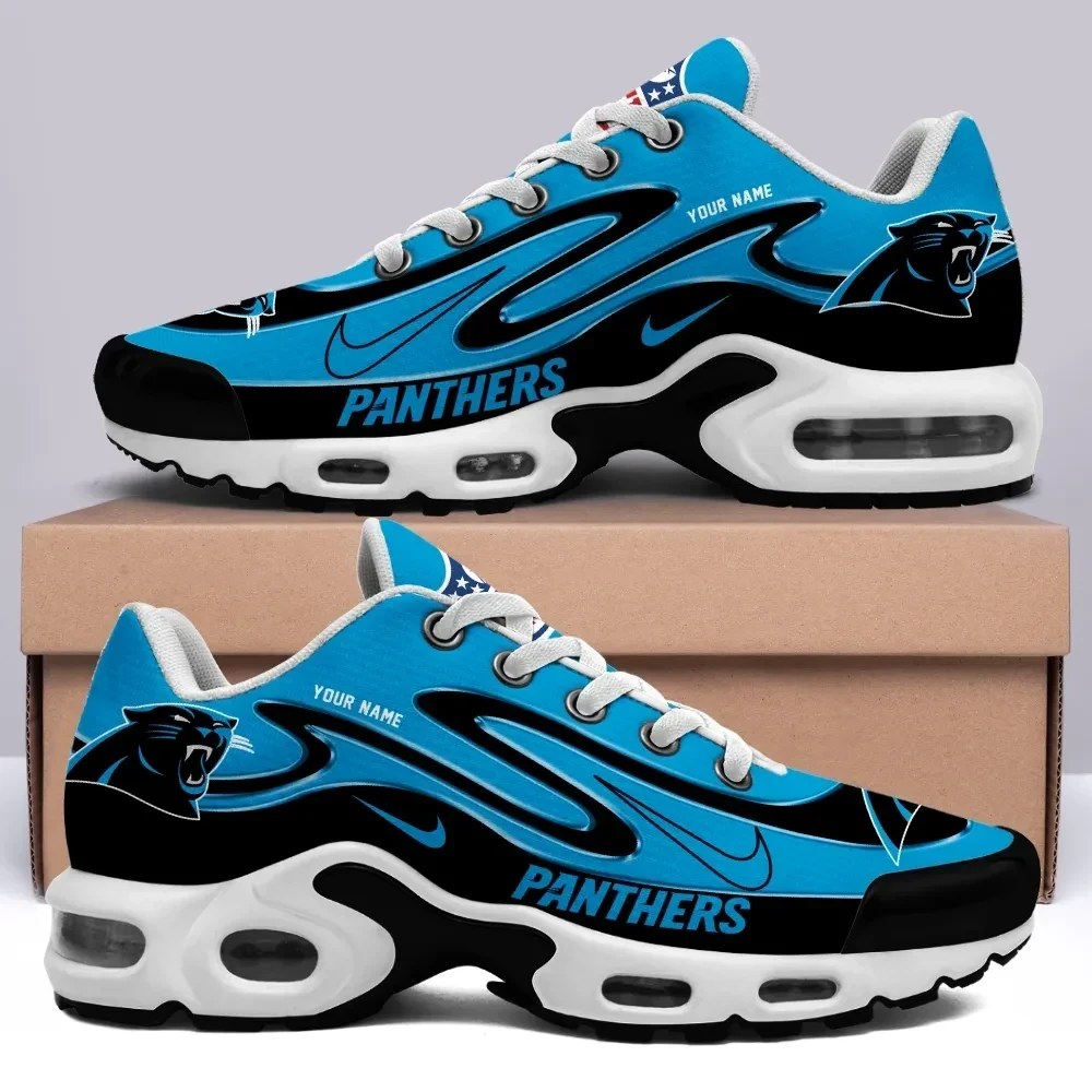 Carolina Panthers Personalized Name Team Mix Colors V2 TN Shoes Air Cushion Sneakers