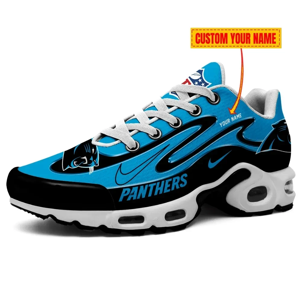 Carolina Panthers Personalized Name Team Mix Colors V2 TN Shoes Air Cushion Sneakers