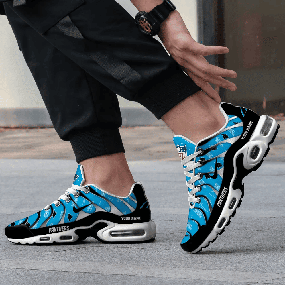 Carolina Panthers Personalized Name Team Mix Colors V5 TN Shoes Air Cushion Sneakers