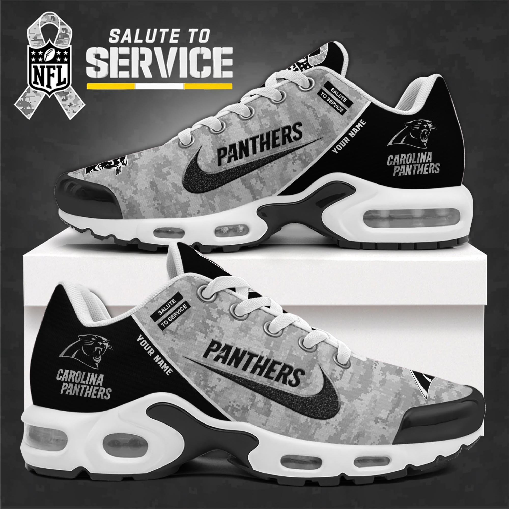 Carolina Panthers Team TN Shoes 2025 Version Custom Name 581