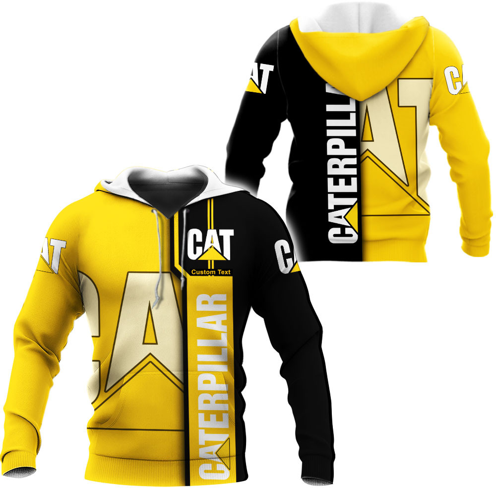 Caterpillar Inc 3D Apparel Zip Hoodie,Pant,Polo, Button Hawaii Shirt Personalized 