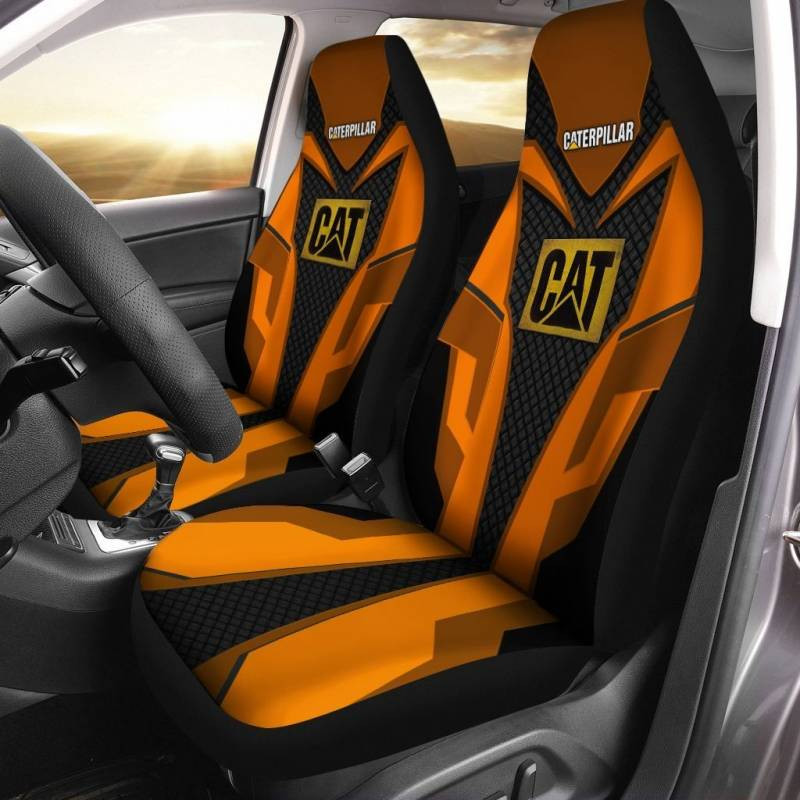 Caterpillar NCT Car Seat Cover (Set of 2) Ver 1 (Orange) 