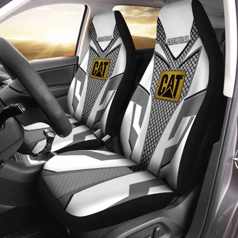 Caterpillar NCT Car Seat Cover (Set of 2) Ver 1 (White) 