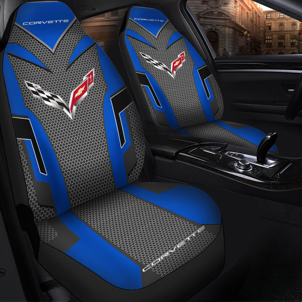 Chevrolet Corvette Car Seat Cover ( Set Of 2 )