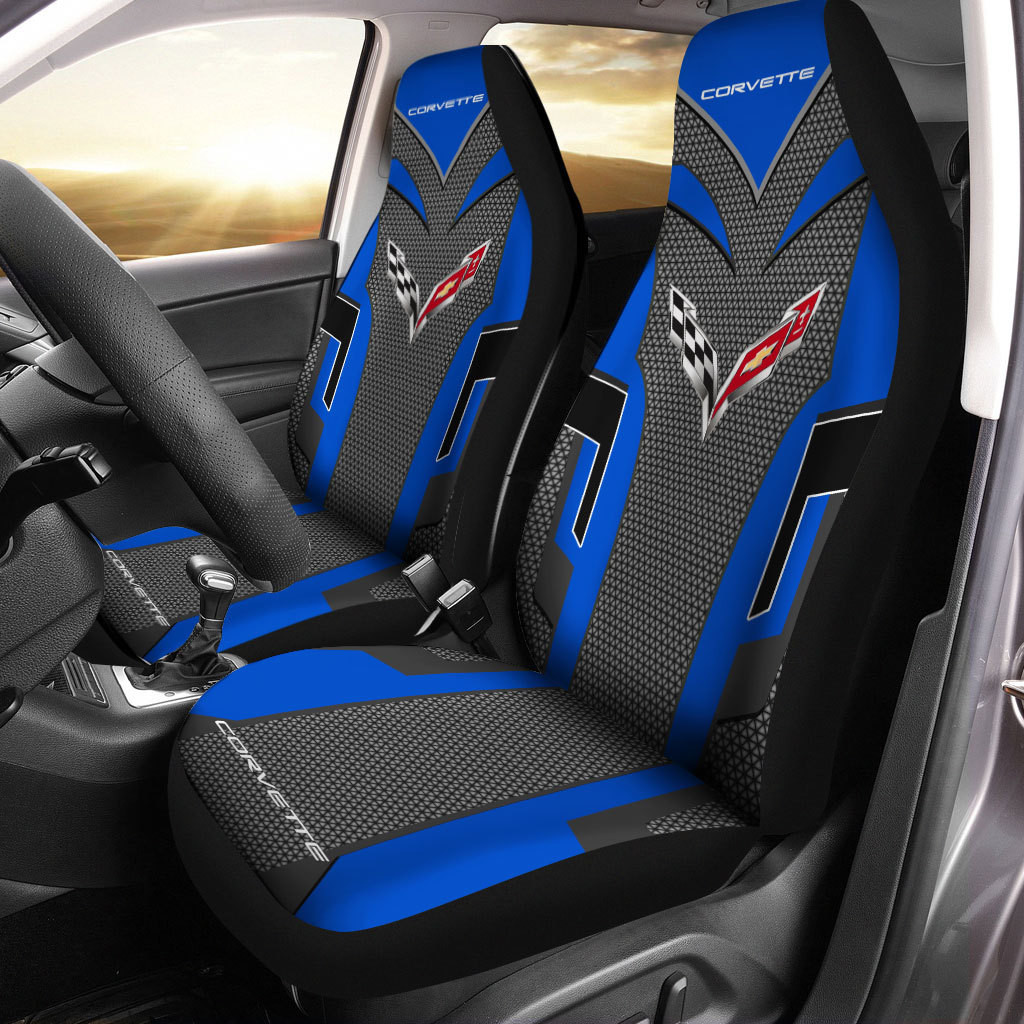 Chevrolet Corvette Car Seat Cover ( Set Of 2 )