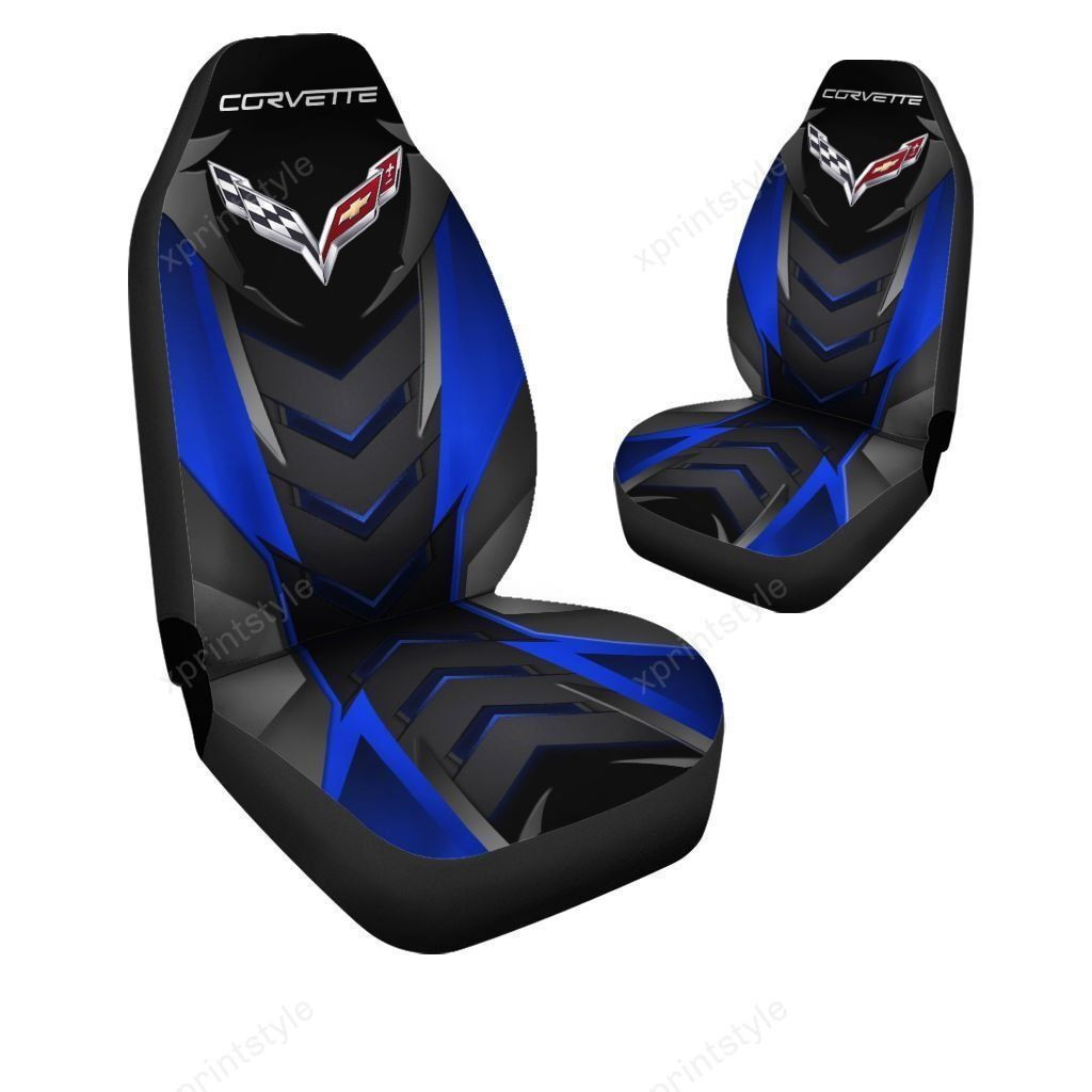 CHEVROLET CORVETTE CAR SEAT COVER ( SET OF 2 ) VER 13