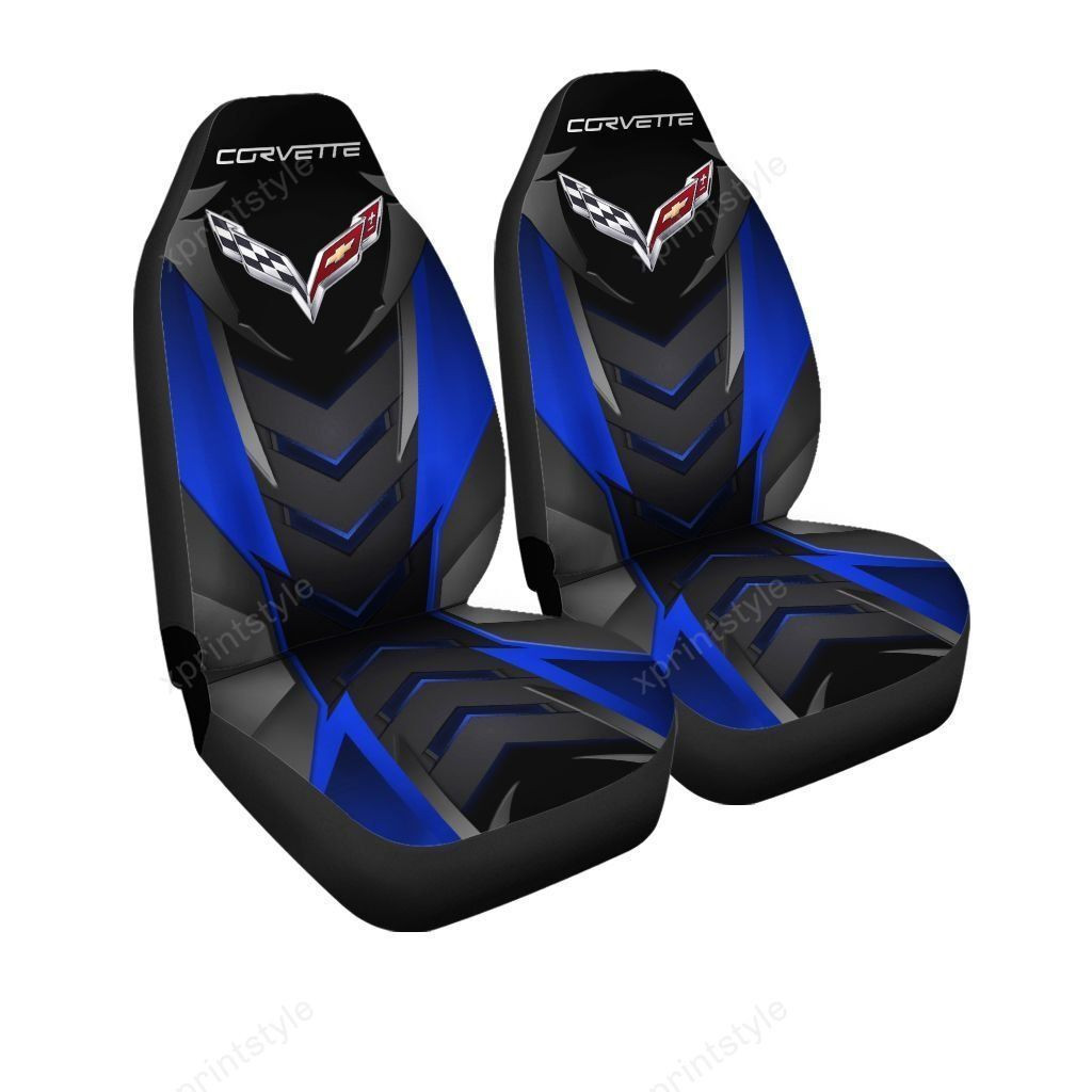 CHEVROLET CORVETTE CAR SEAT COVER ( SET OF 2 ) VER 13
