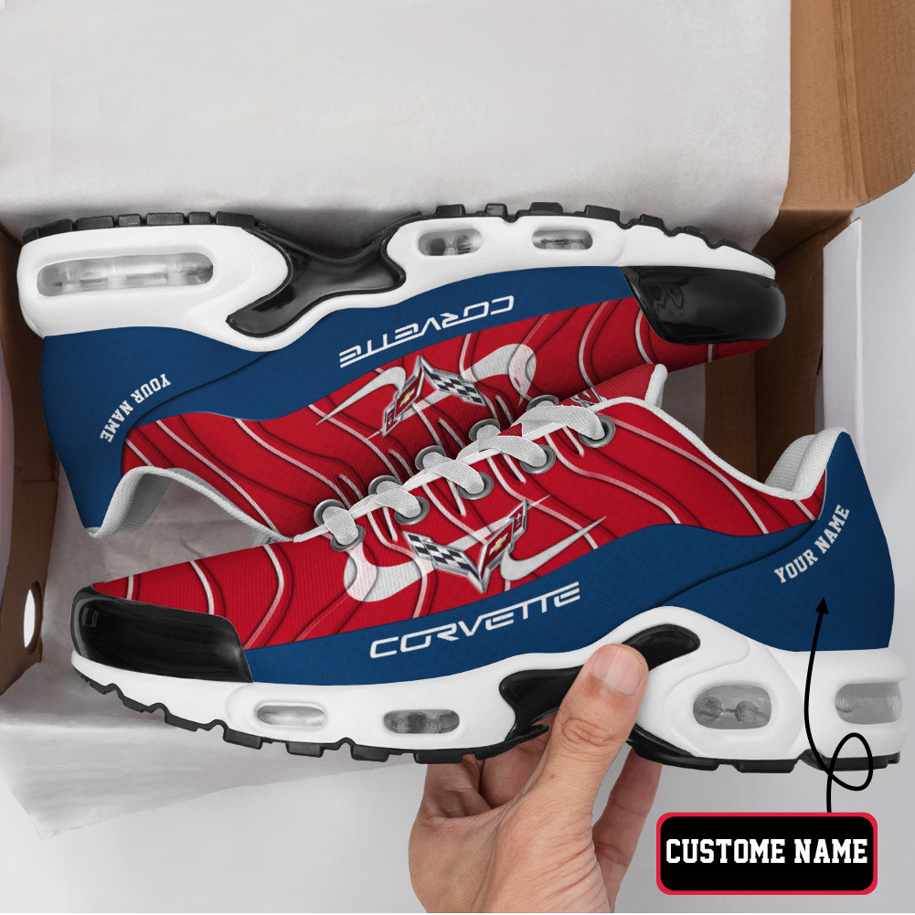Chevrolet corvette Vibrant Wave Custom Name TN Air Max Shoes Air Cushion Sneakers