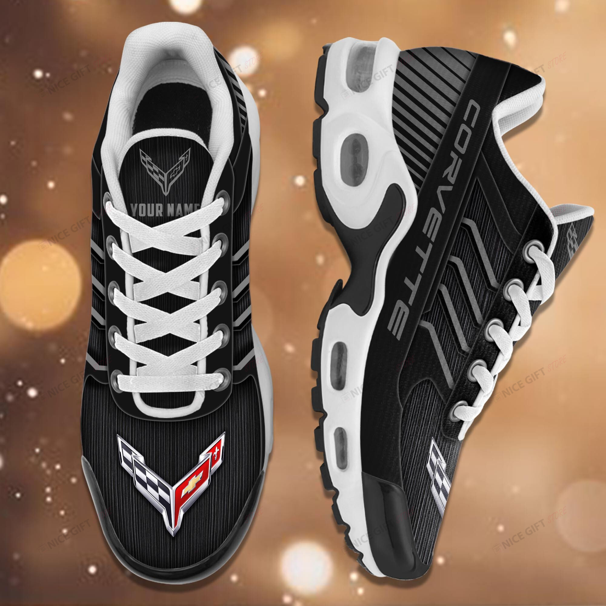 Chevrolet Corvette (Your Name) TN Sneakers R1V8