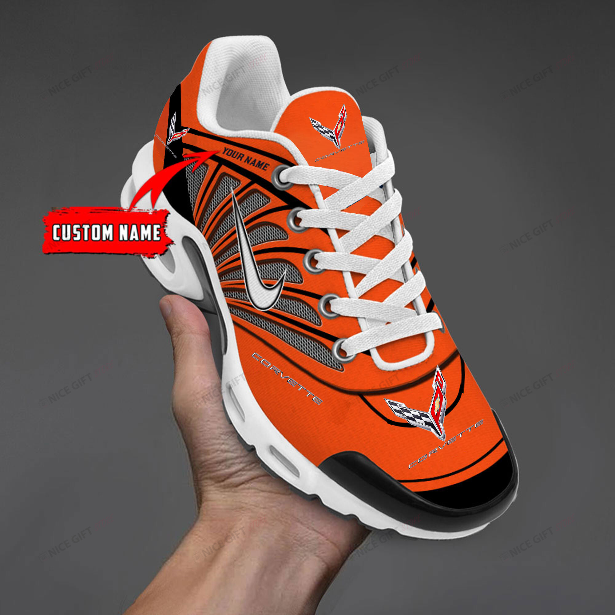 Chevrolet Corvette (Your Name) TN Sneakers R9N3