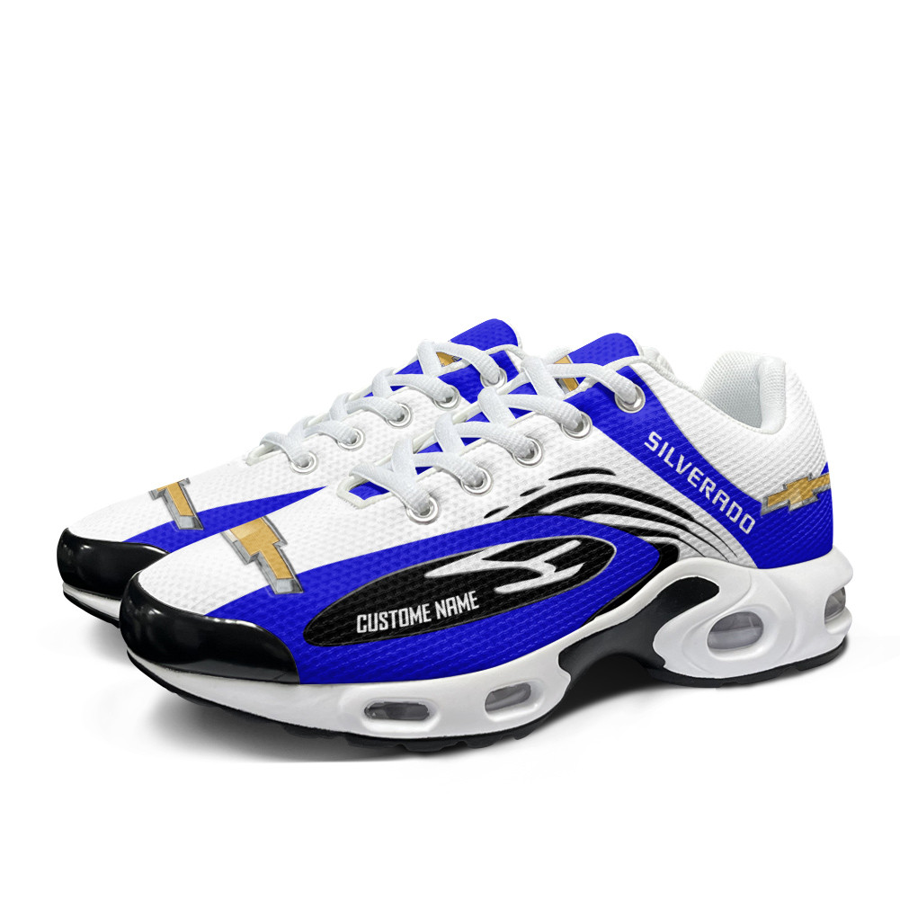 Chevrolet Silverado Flame Edition Custom Name TN Air Max Shoes Air Cushion Sneakers