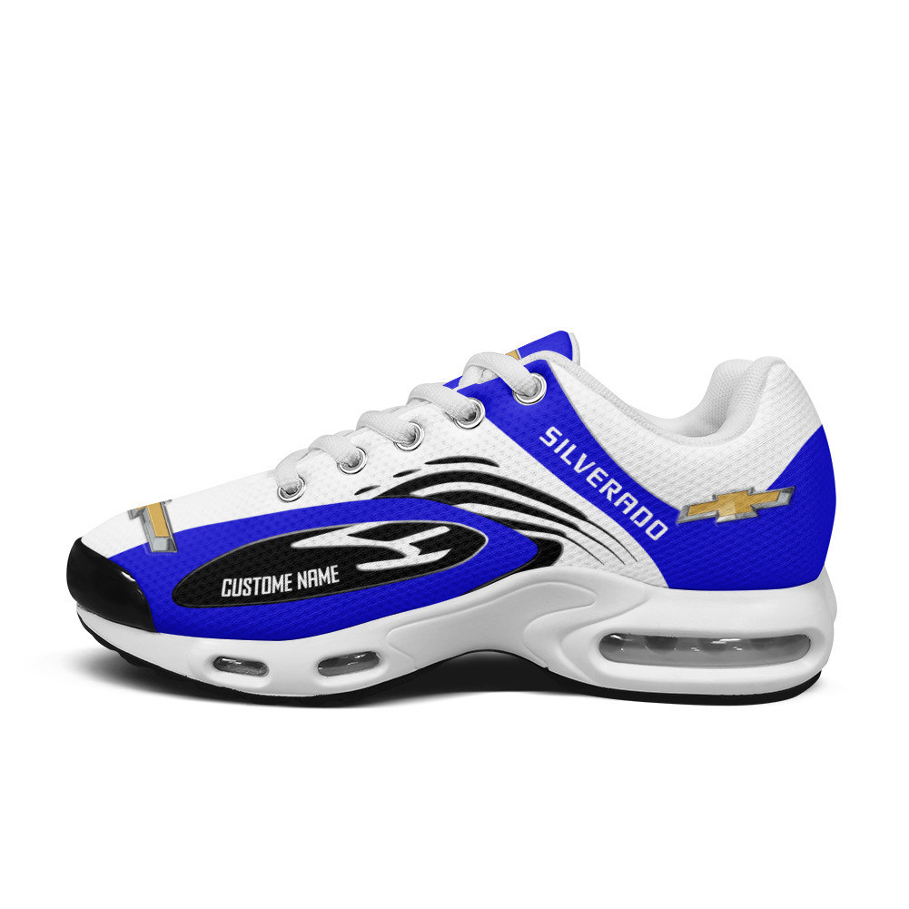 Chevrolet Silverado Flame Edition Custom Name TN Air Max Shoes Air Cushion Sneakers