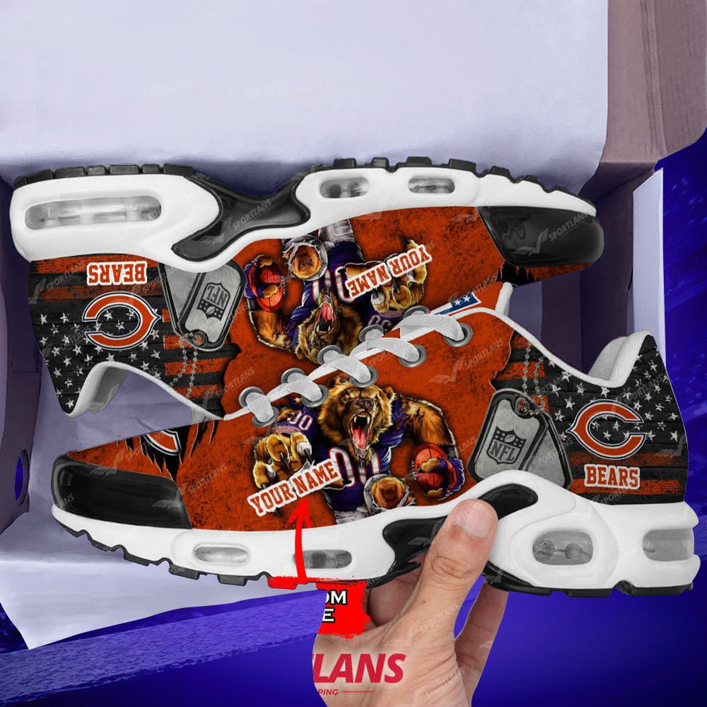 Chicago Bears Personalized TN Air Max Shoes Air Cushion Sneakers DTYNNS