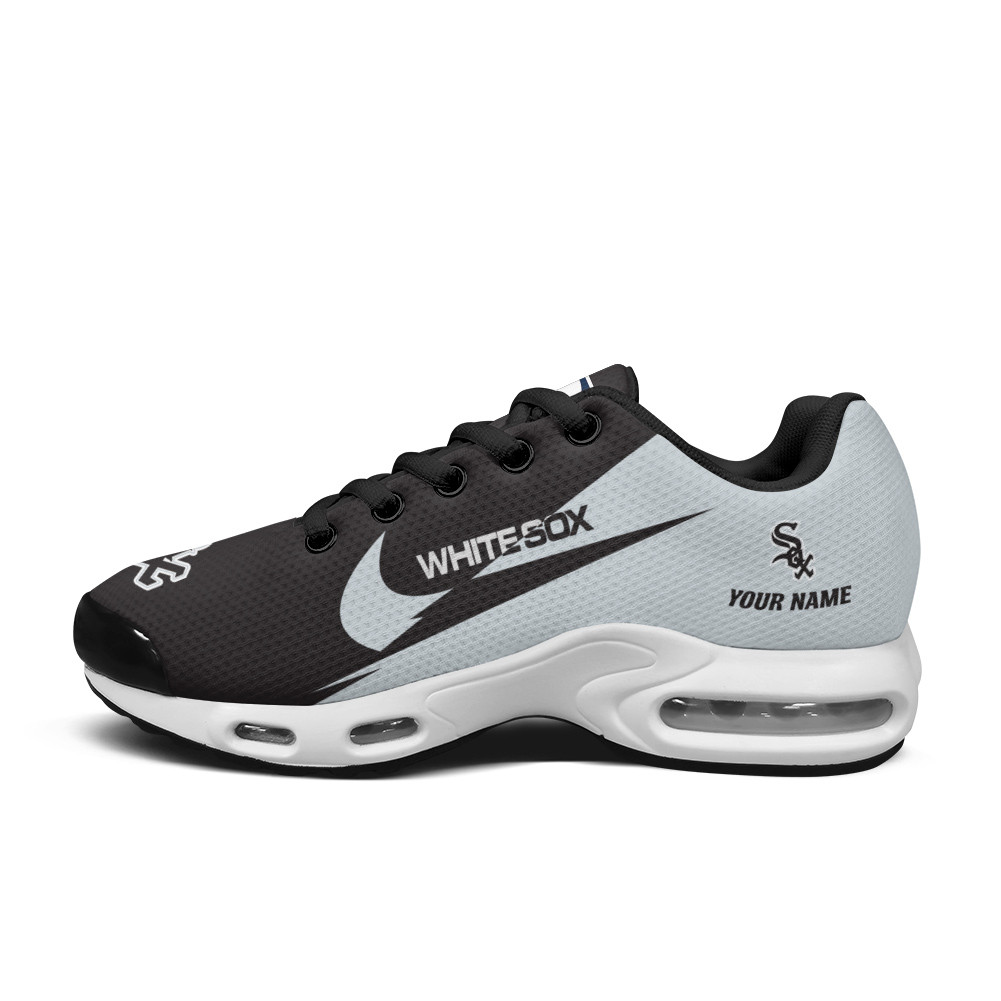 Chicago White Sox Personalized Name Team Logo Wings Of God Pattern TN Air Max Shoes Air Cushion Sneakers
