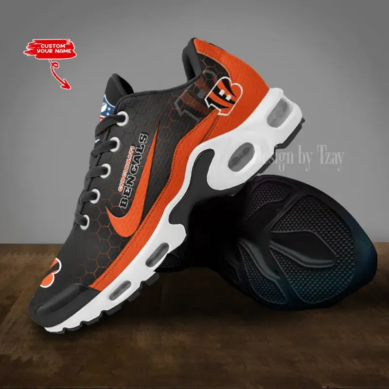 Cincinnati Bengals Personalized New Air Max Plus TN Shoes Air Cushion Sneaker DV1 673QD-8325