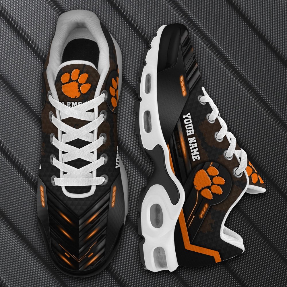 Clemson Tigers TN Shoes 2025 Version Personalized Your Name, Sport Shoes, Gifts For Sport Fans, Gifts For Him PH897
