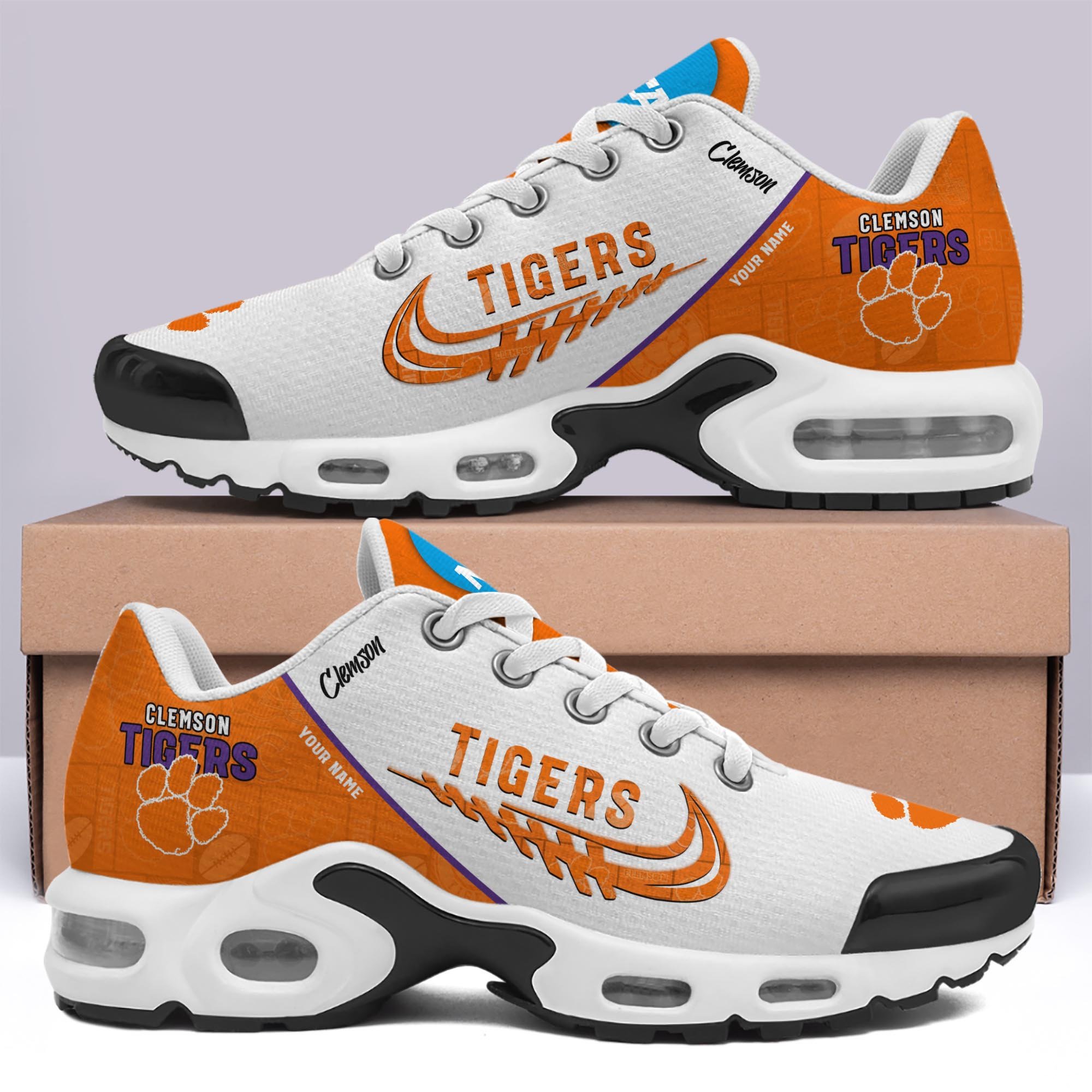 Clemson Tigers TN Shoes Custom Your Name 2025 Version 203