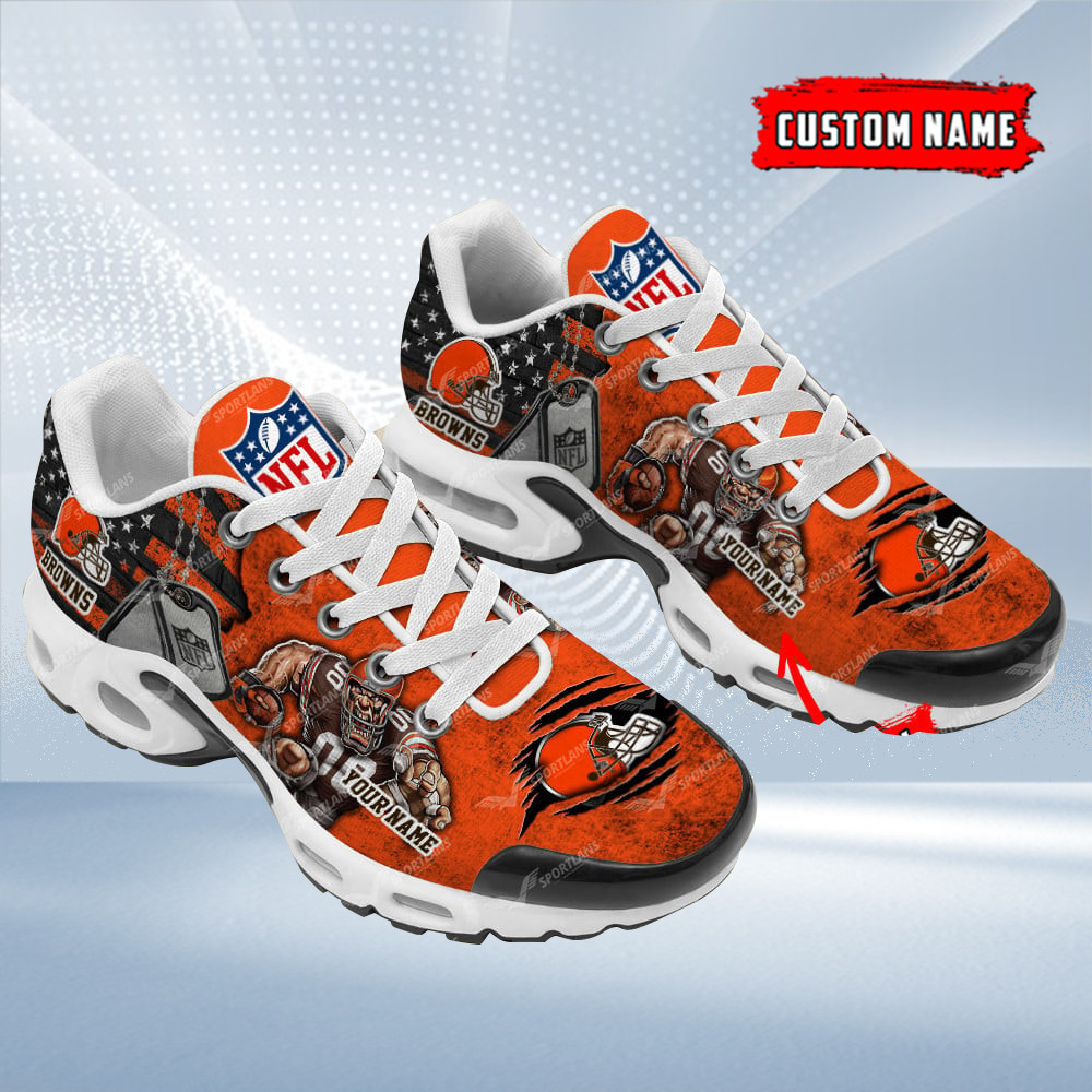Cleveland Browns Personalized TN Air Max Shoes Air Cushion Sneakers DTYNNS