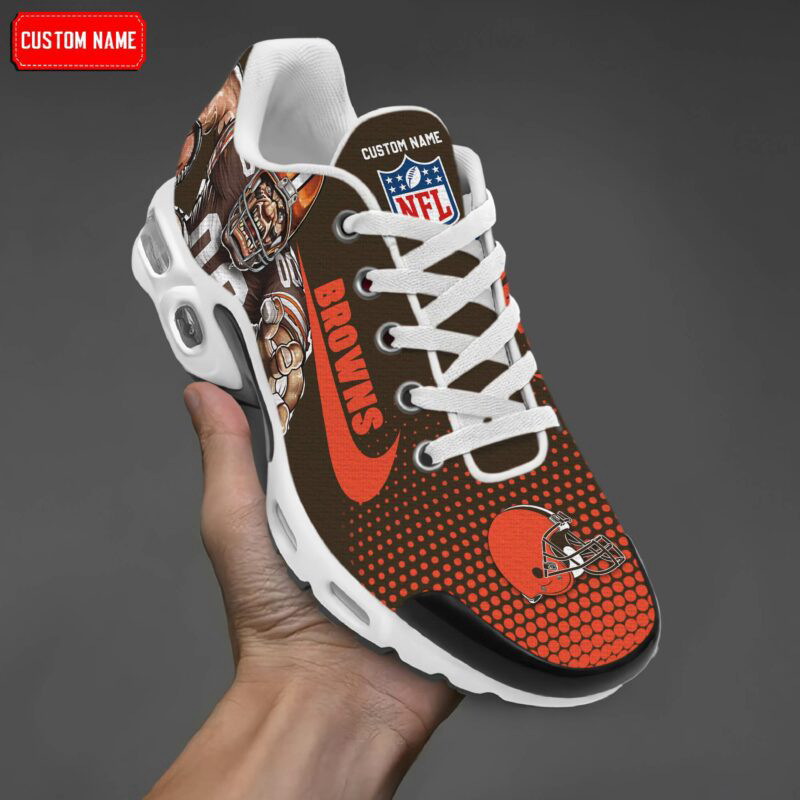 Cleveland Browns Premium Air Max Plus Sport Sneakers For Fan Gifts