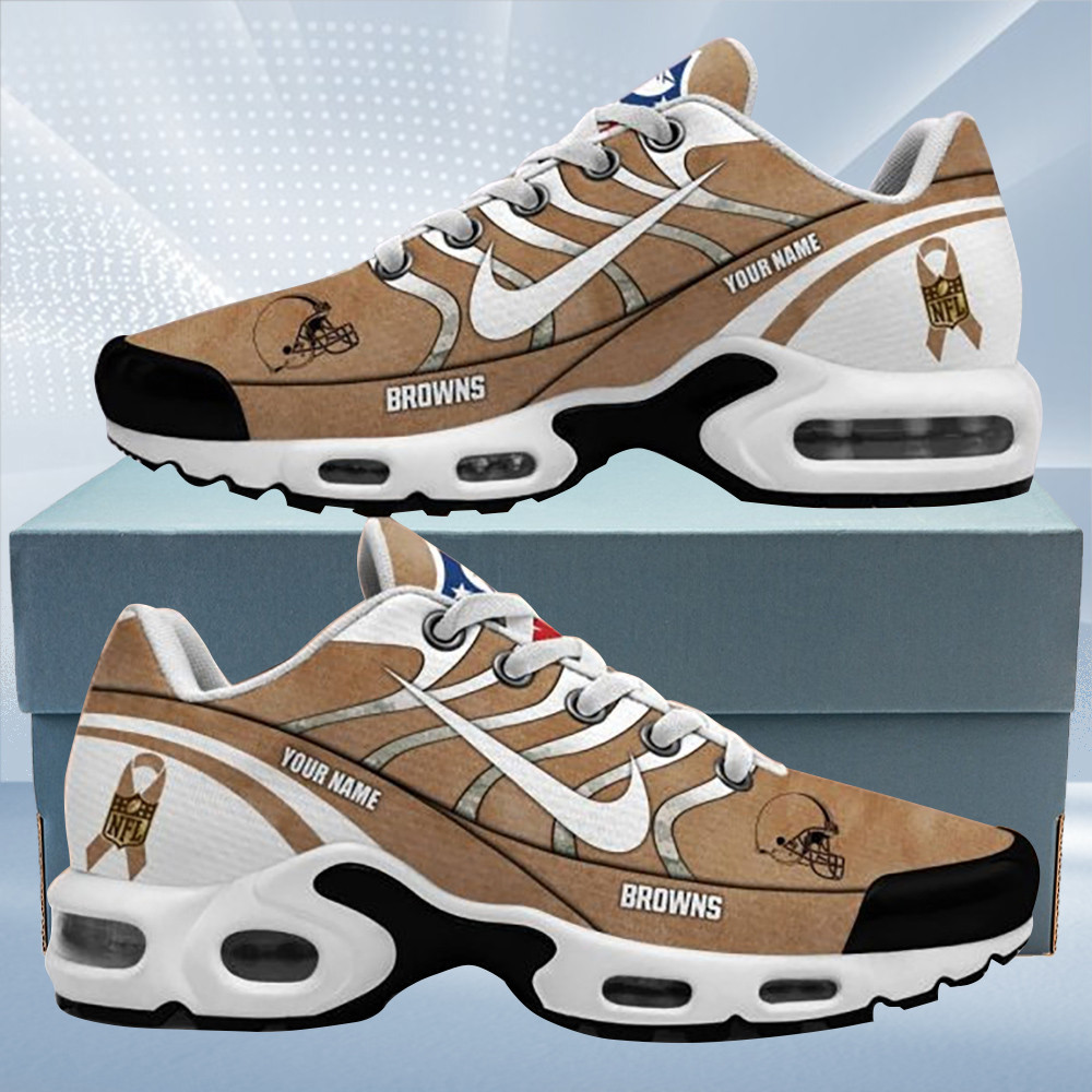 Cleveland Browns Salute To Service Personalized TN Air Max Shoes Air Cushion Sneakers