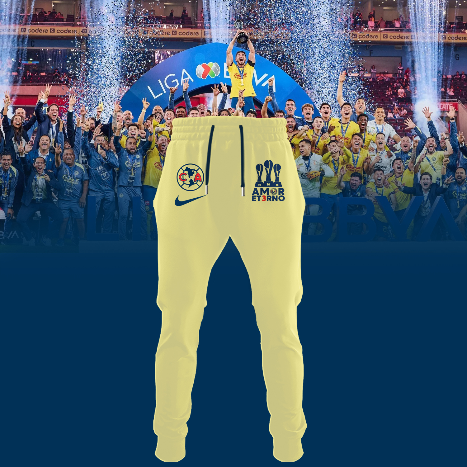 Club America tricampeon Jogger 