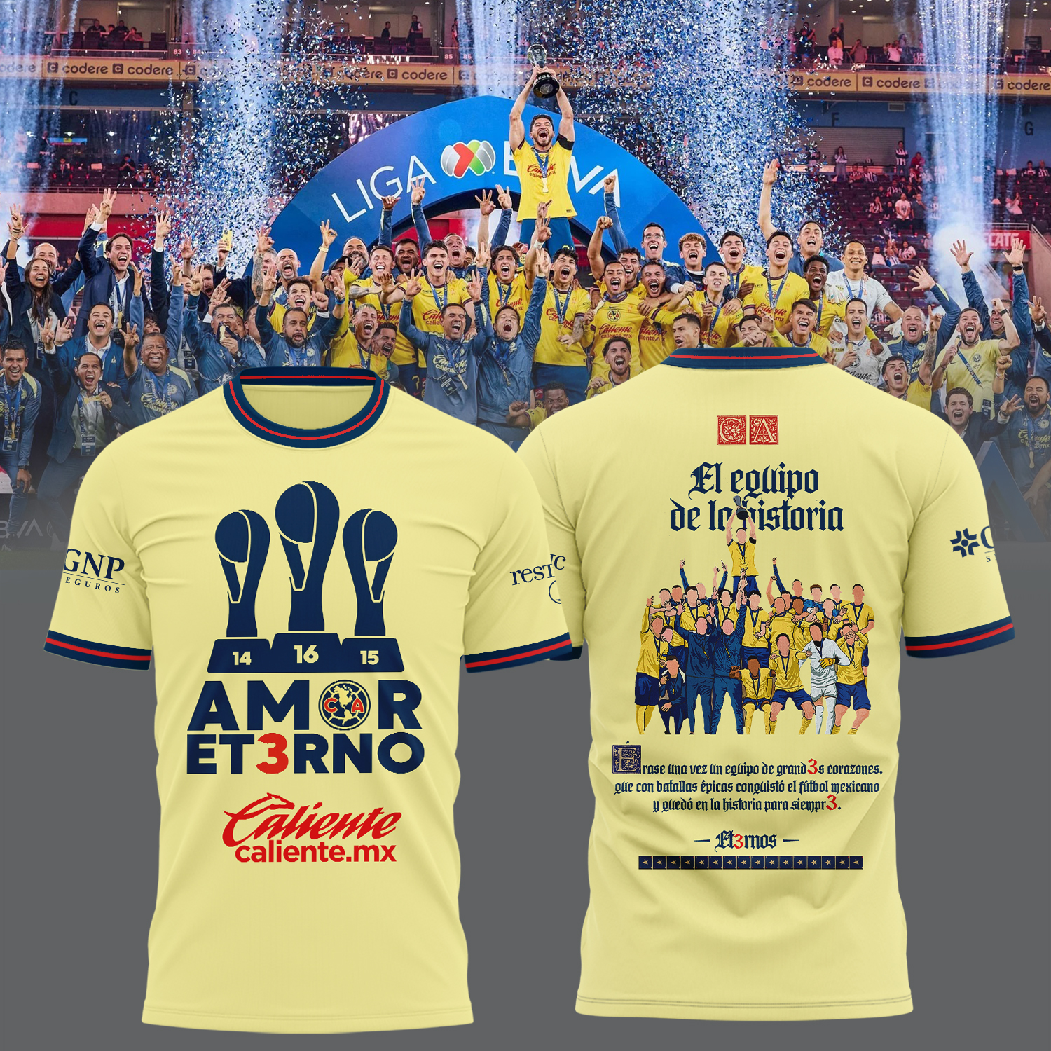 Club America tricampeon Shirt 