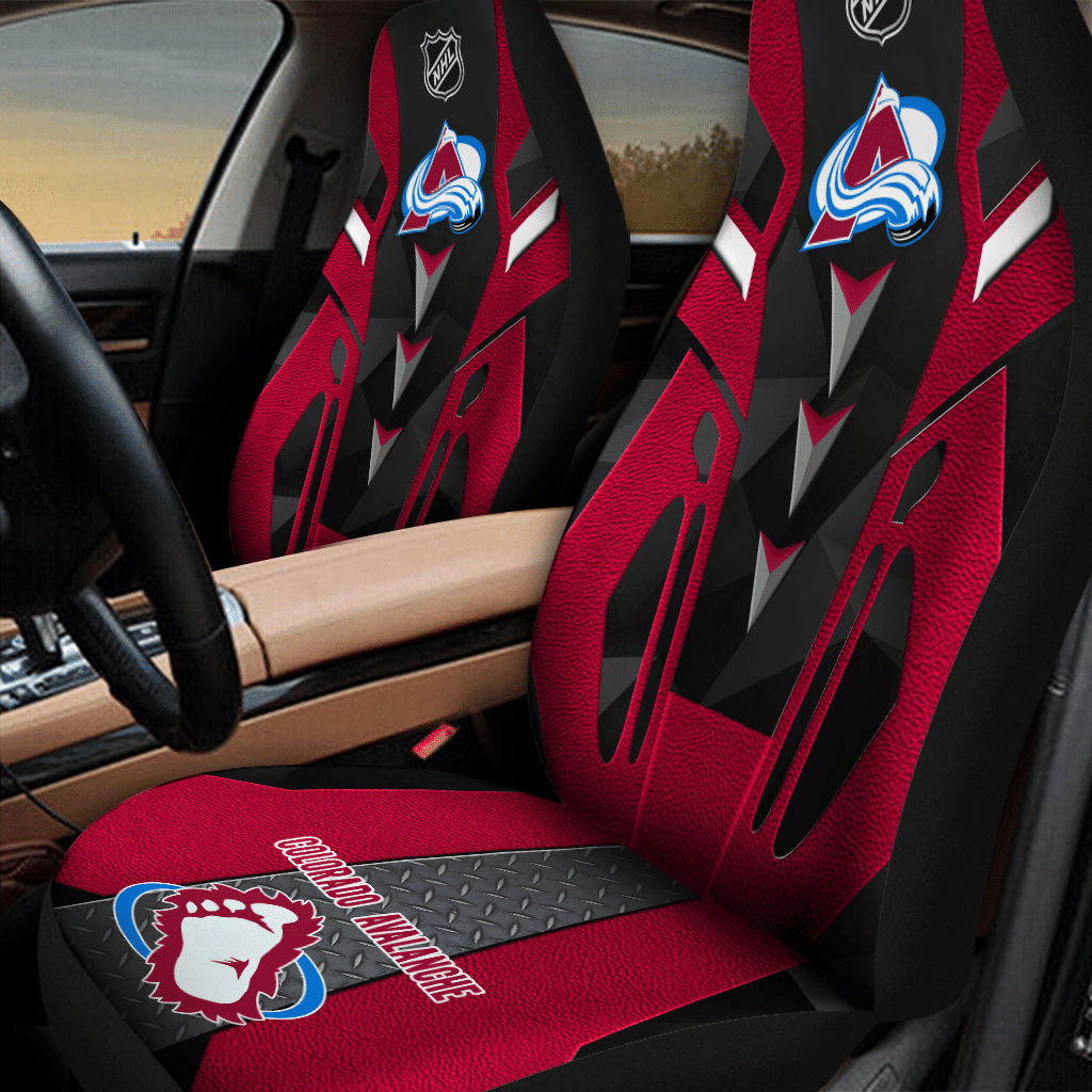 Colorado Avalanche Car Seat Covers (SET OF 2) - v5 