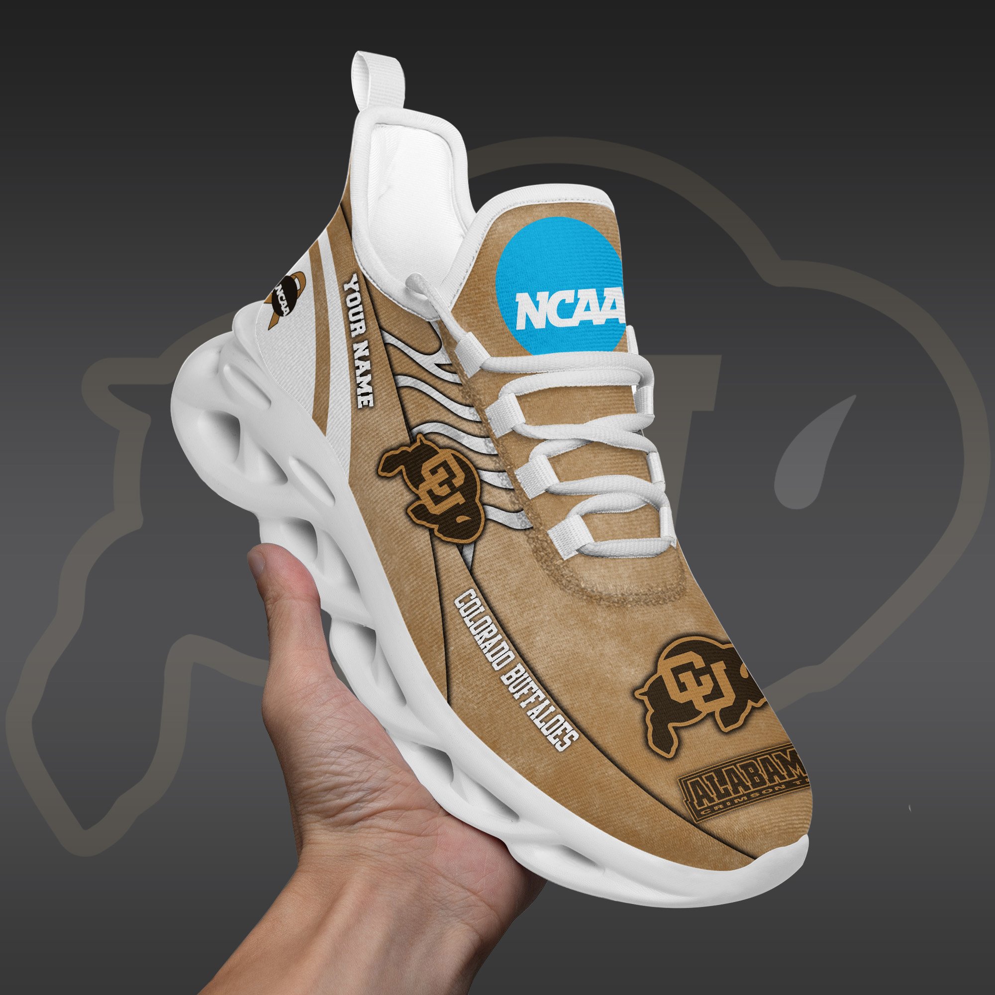 Colorado Buffaloes Black Max Soul Shoes 2025 Versions Custom Your Name And Number 312