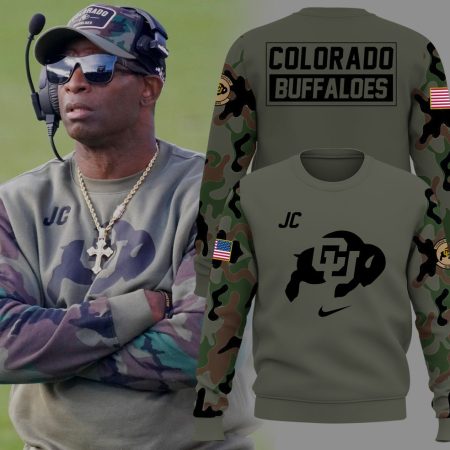 Colorado Football Coach Prime Combo Sweatshirt Veterans 