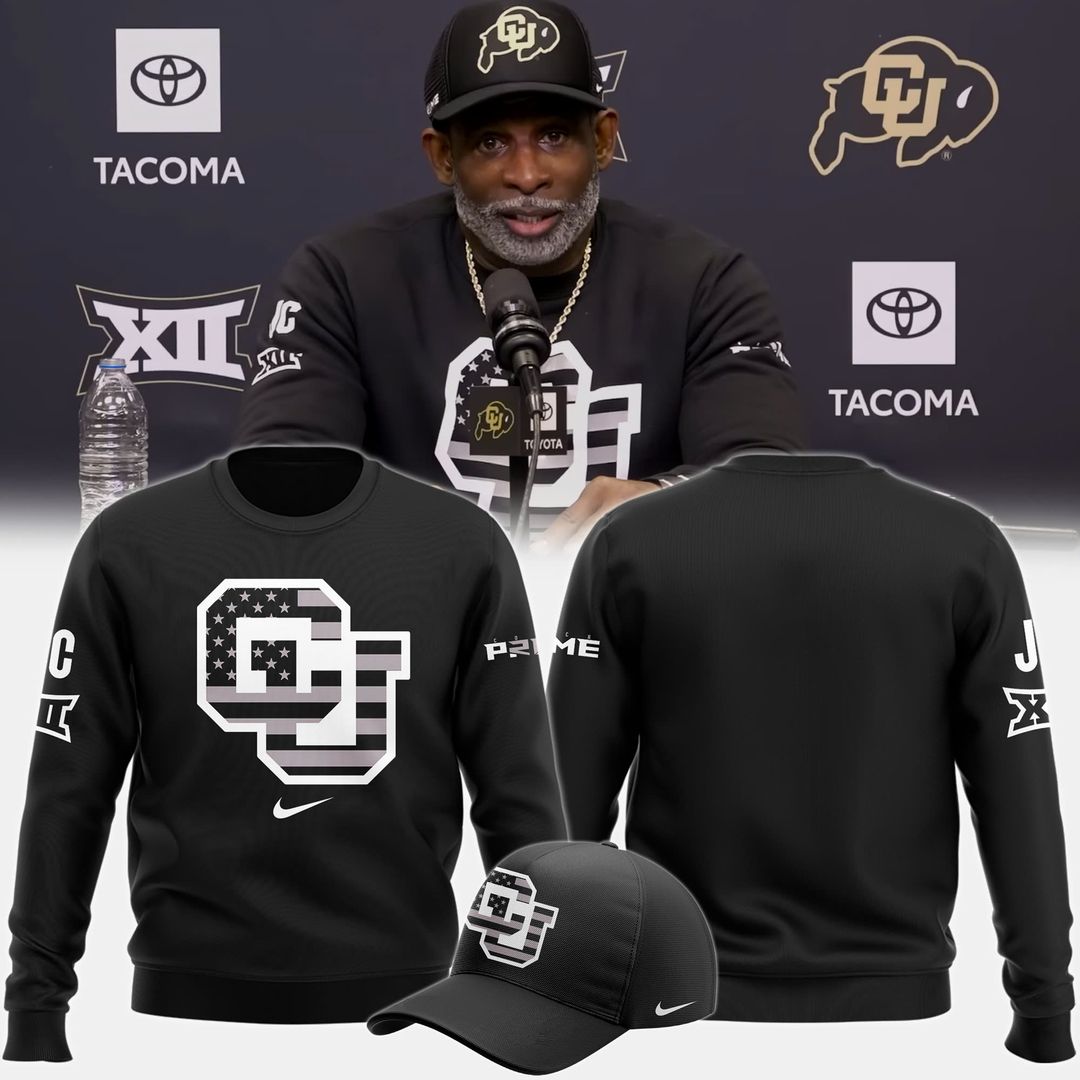 Colorado Football Coach Prime Combo Sweatshirt Veterans 