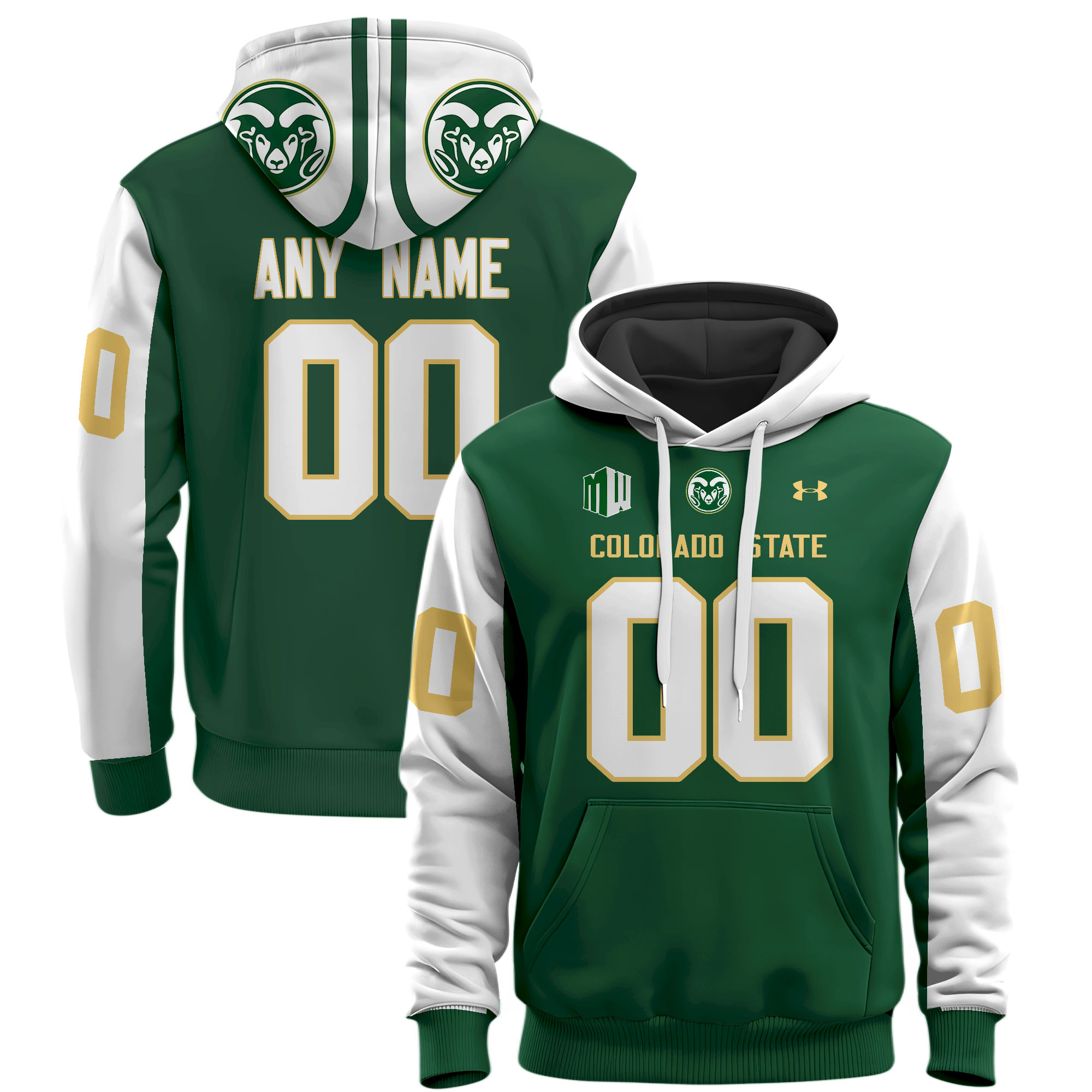 Colorado State Rams Football Hoodie 