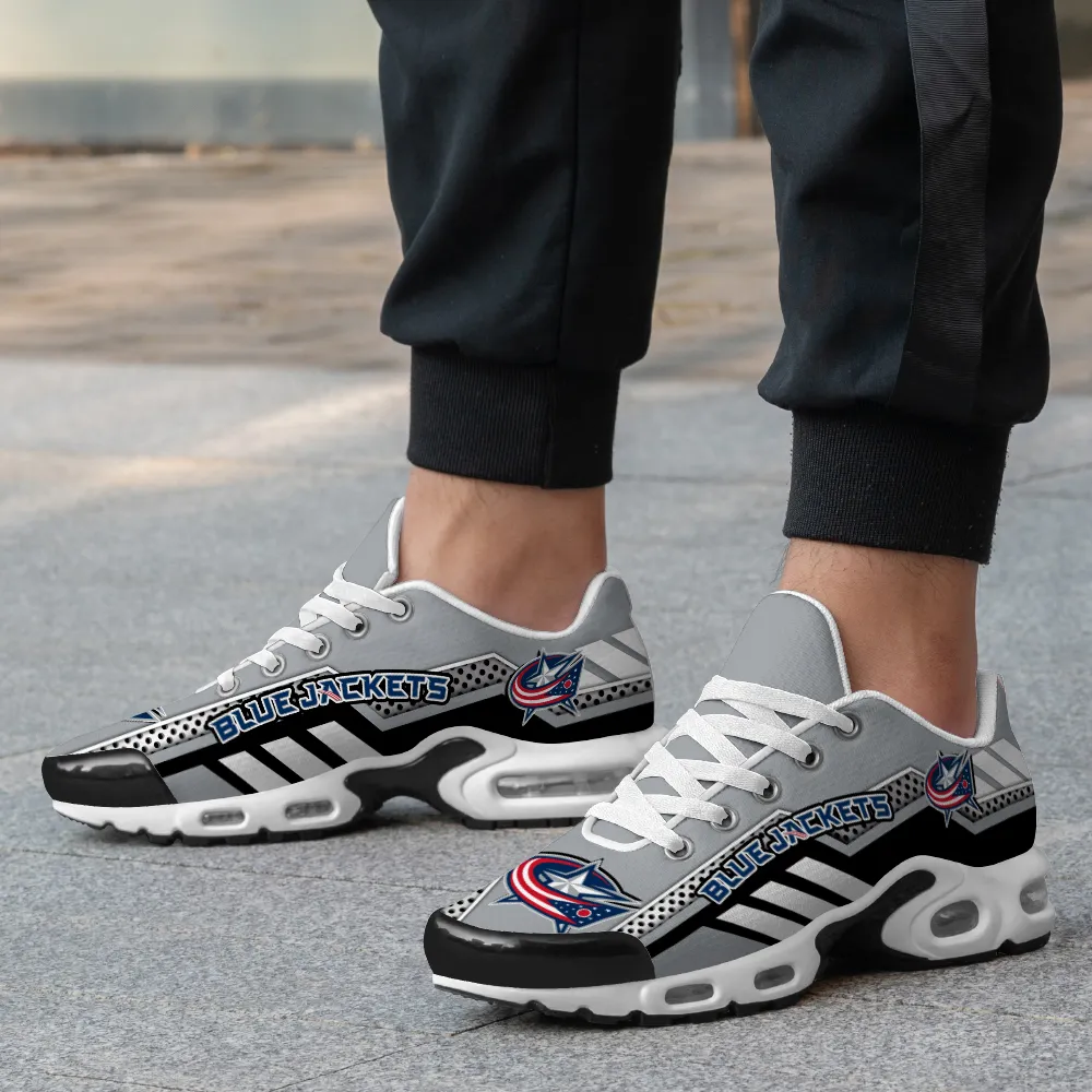 Columbus Blue Jackets Personalized Name Team Mix Colors Sport Team TN Air Max Shoes Air Cushion Sneakers 367UU-5718