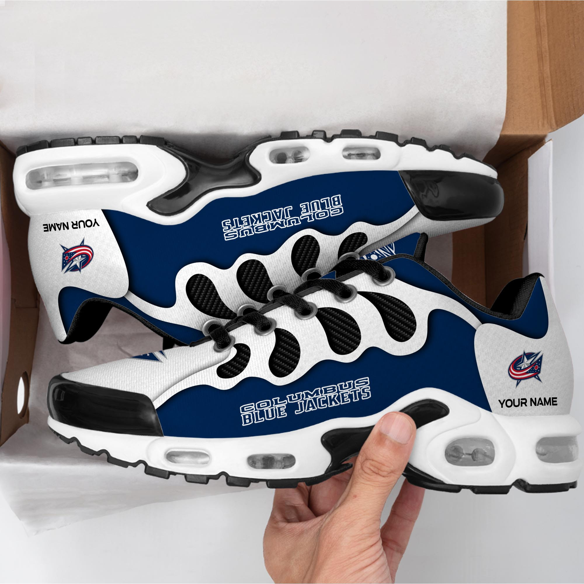 Columbus Blue Jackets TN Air Max Plus Shoes Sneakers For Men And Women