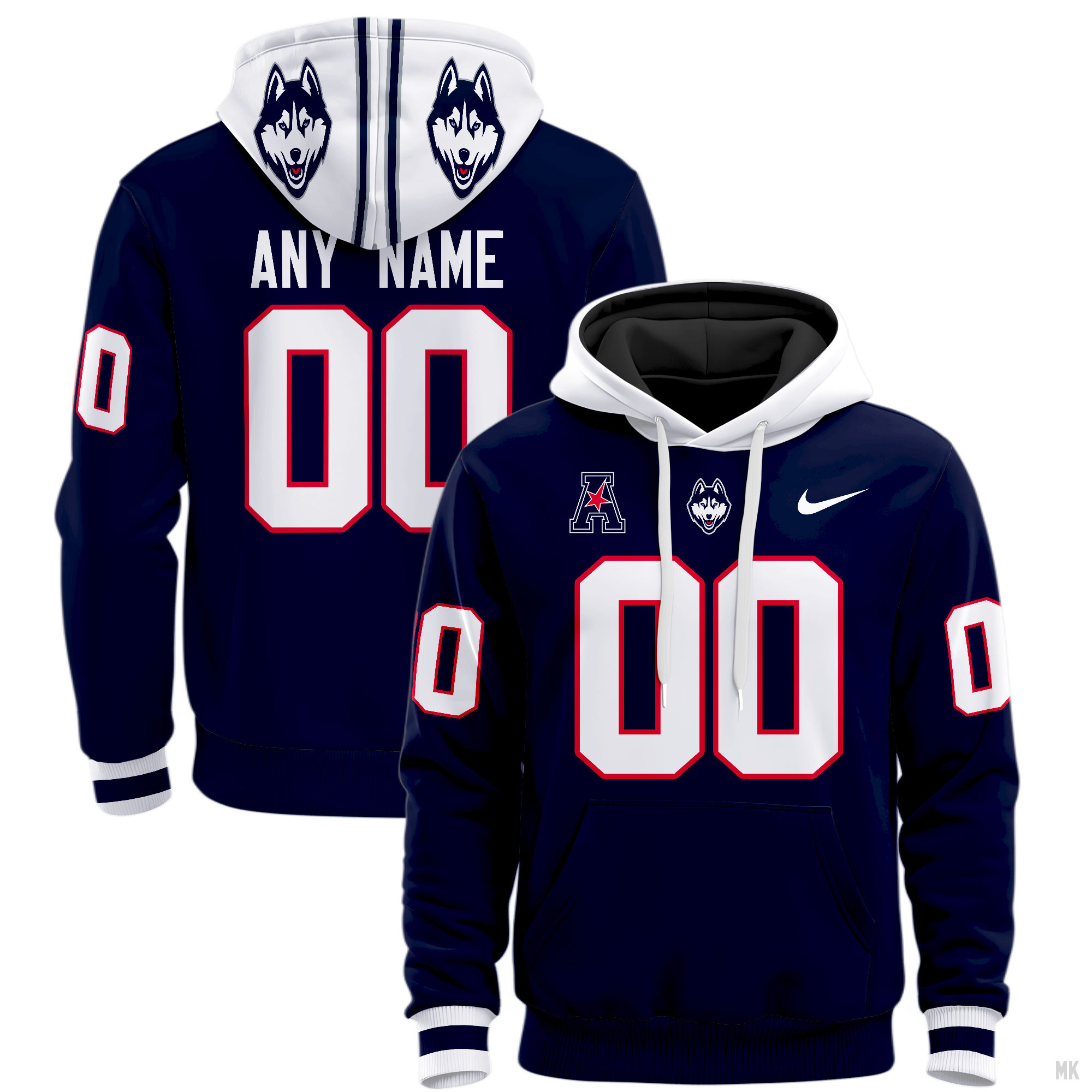 Connecticut Huskies Football Hoodie 