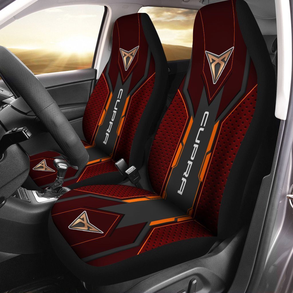 CUPRA DVT-HT Car Seat Cover (Set of 2) Ver 1 (Red) 