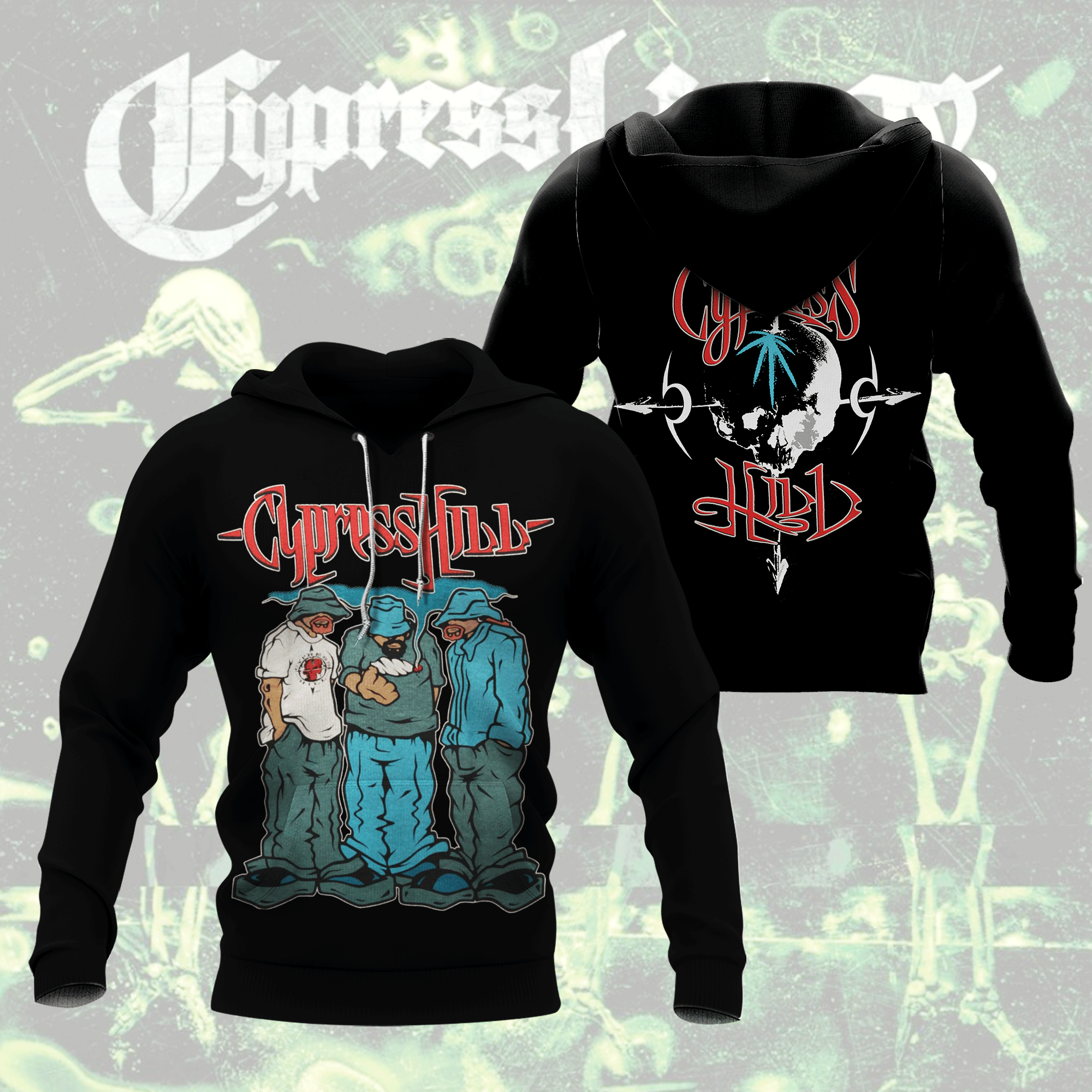 Cypress Hill 3D Over Printed Shirt 