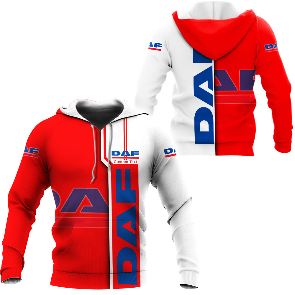 Daf 3D Apparel Zip Hoodie,Pant,Polo, Button Hawaii Shirt Personalized 