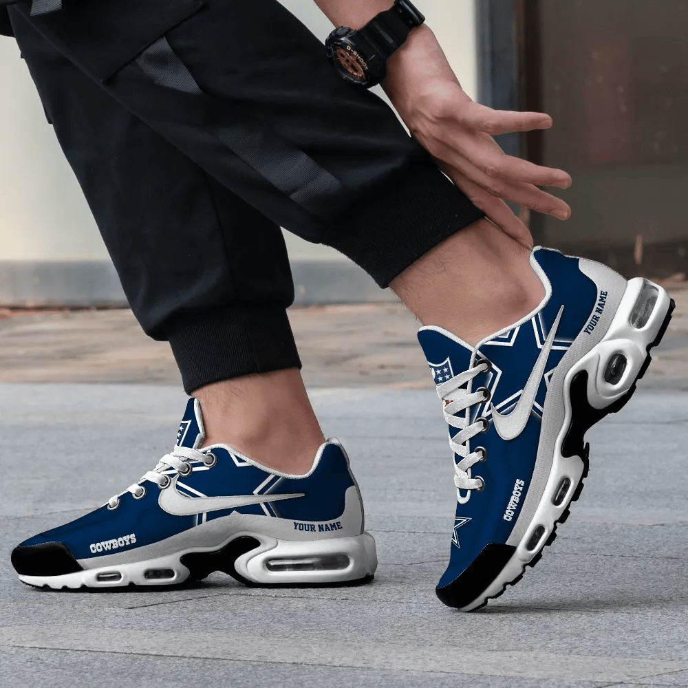 Dallas Cowboys Personalized Name Team Mix Colors V1 TN Shoes Air Cushion Sneakers