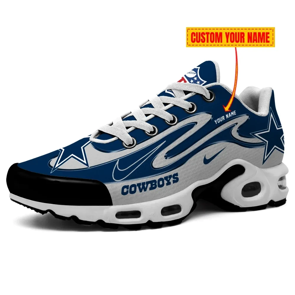 Dallas Cowboys Personalized Name Team Mix Colors V2 TN Air Max Shoes Air Cushion Sneakers