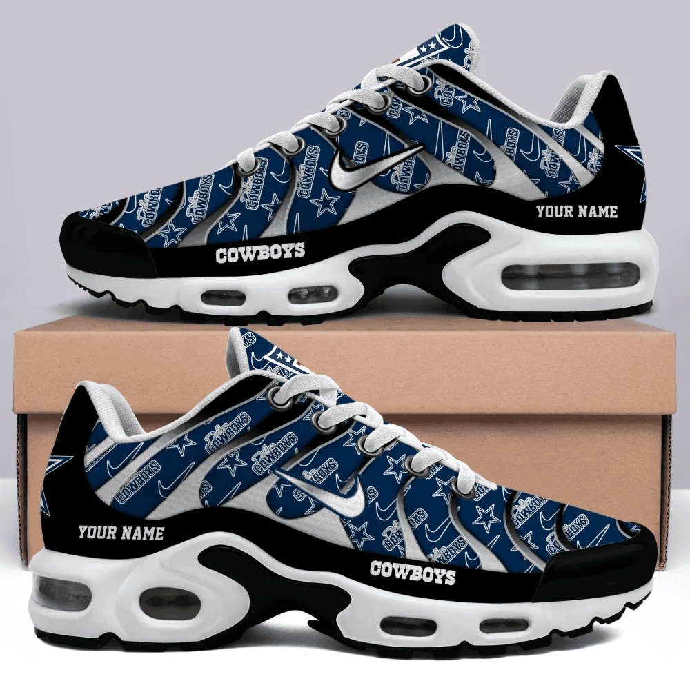 Dallas Cowboys Personalized Name Team Mix Colors V5 TN Shoes Air Cushion Sneakers