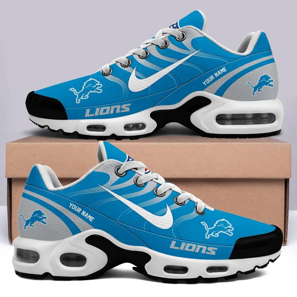 Detroit Lions New Air Max Plus TN Shoes Air Cushion Sneaker 532AX-8499