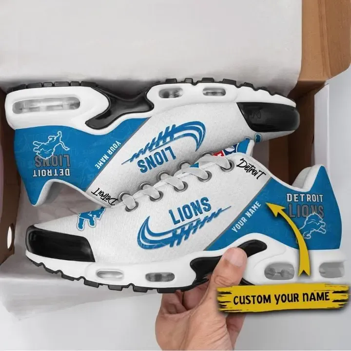 Detroit Lions Personalized New Air Max Plus TN Shoes Air Cushion Sneaker 266SF-6797
