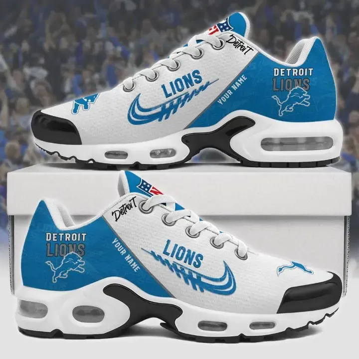 Detroit Lions Personalized New Air Max Plus TN Shoes Air Cushion Sneaker 266SF-6797