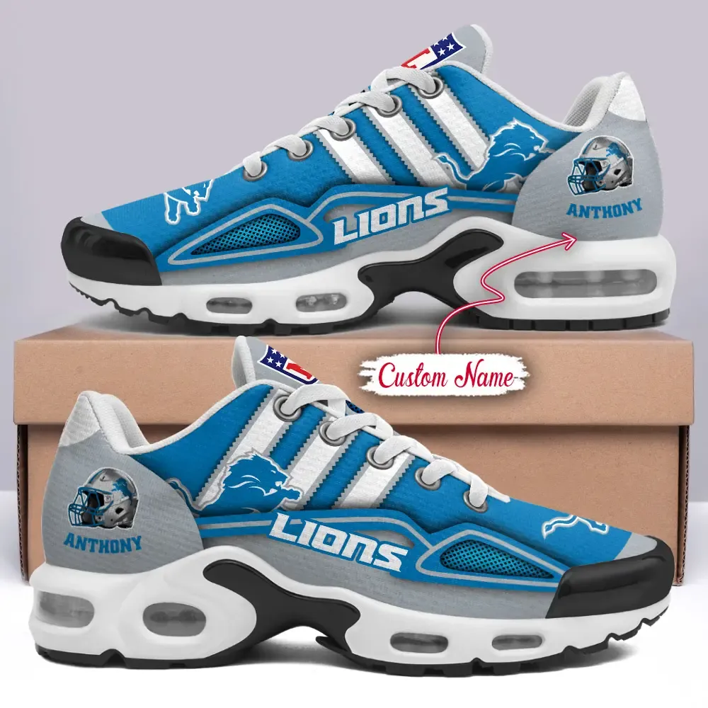 Detroit Lions Personalized New Air Max Plus TN Shoes Air Cushion Sneaker 512VX-9336
