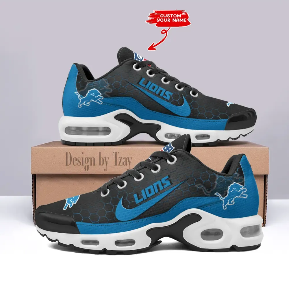 Detroit Lions Personalized New Air Max Plus TN Shoes Air Cushion Sneaker DV1 638SJ-1236