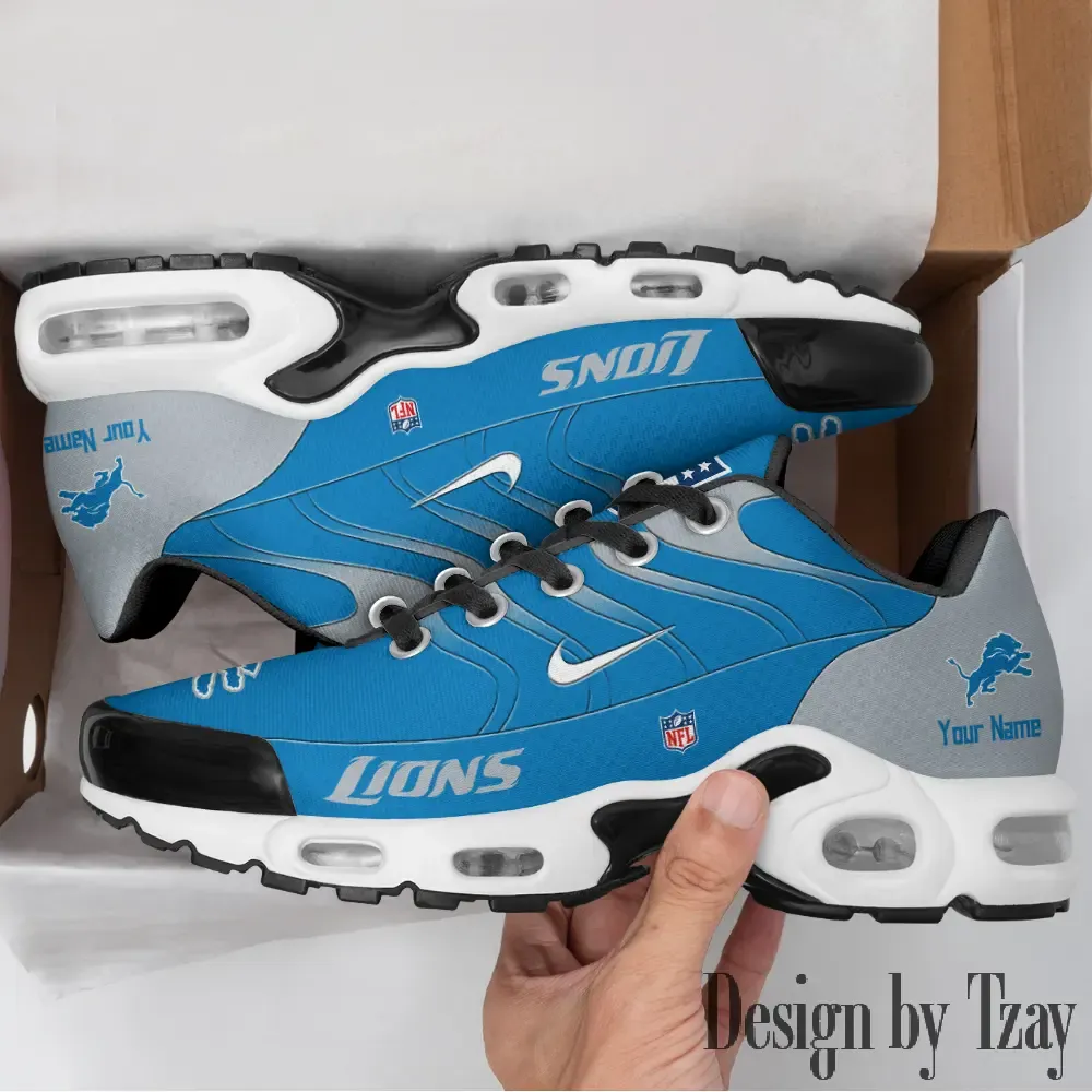 Detroit Lions Personalized New Air Max Plus TN Shoes Air Cushion Sneaker DV1 857CP-1955